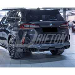RNG Style Carbon Fiber Rear Diffuser For BMW F95 X5M 2019-2023