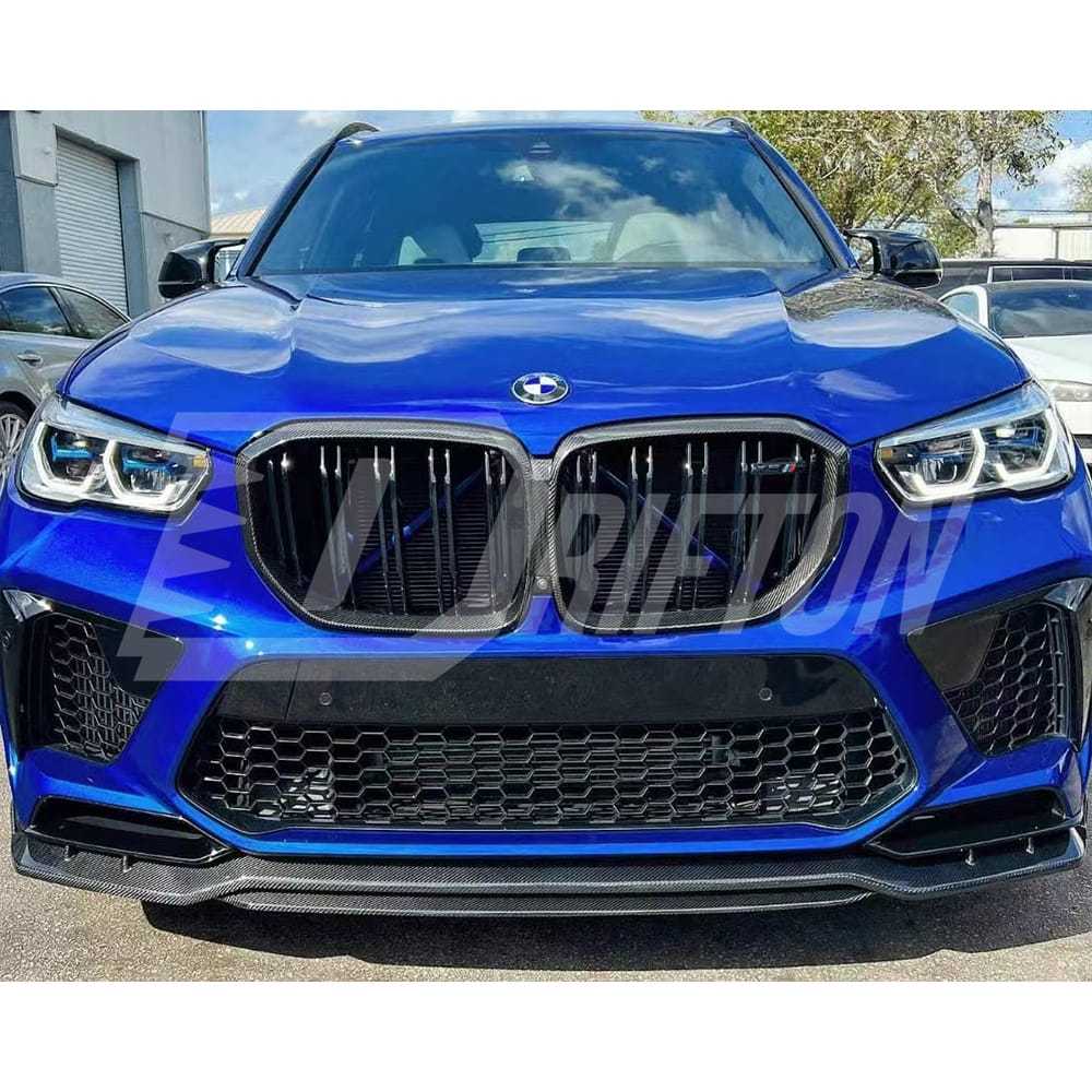 Manhart Style Dry Carbon Fiber Front Lip For BMW F95 X5M 2019-2023