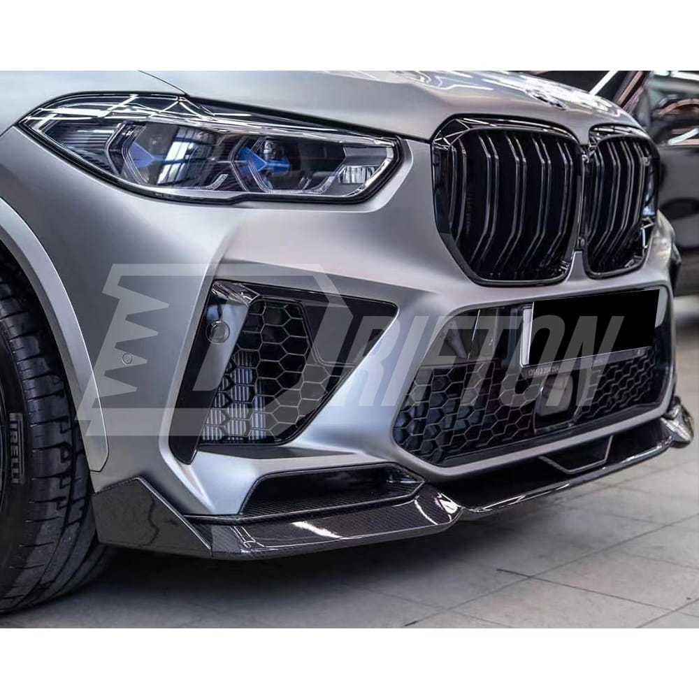 RNG Style Carbon Fiber Front Lip For BMW F95 X5M 2019-2023