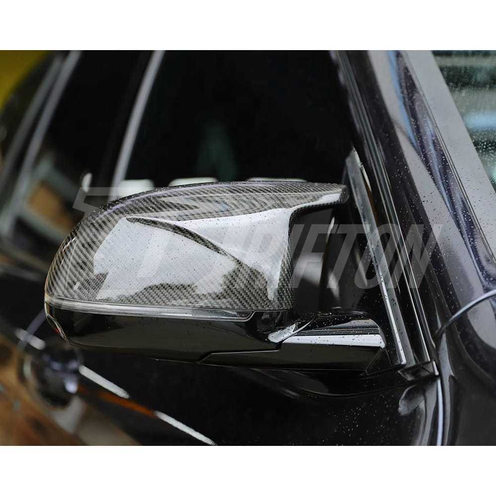 Dry Carbon Fiber Replacement Side Mirror Cover For BMW F96 X6M 2019-2023