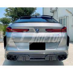 LD Style Carbon Fiber Roof Spoiler For BMW F96 X6M 2019-2023