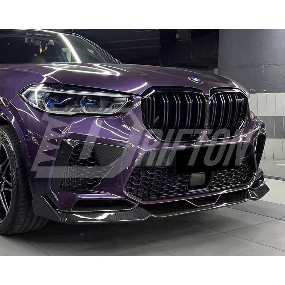 RNG Style Carbon Fiber Front Lip For BMW F95 X5M 2019-2023