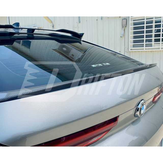 LD Style Carbon Fiber Roof Spoiler For BMW F96 X6M 2019-2023