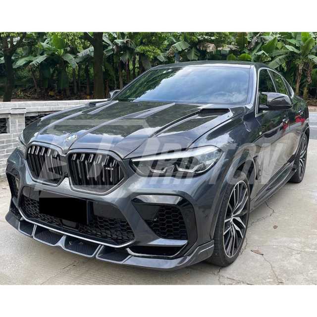 LD Style Carbon Fiber Hood For BMW F96 X6M 2019-2023