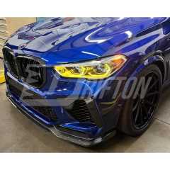 Manhart Style Dry Carbon Fiber Front Lip For BMW F95 X5M 2019-2023