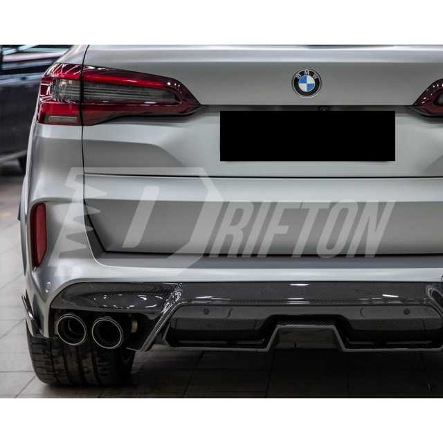 RNG Style Carbon Fiber Rear Diffuser For BMW F95 X5M 2019-2023