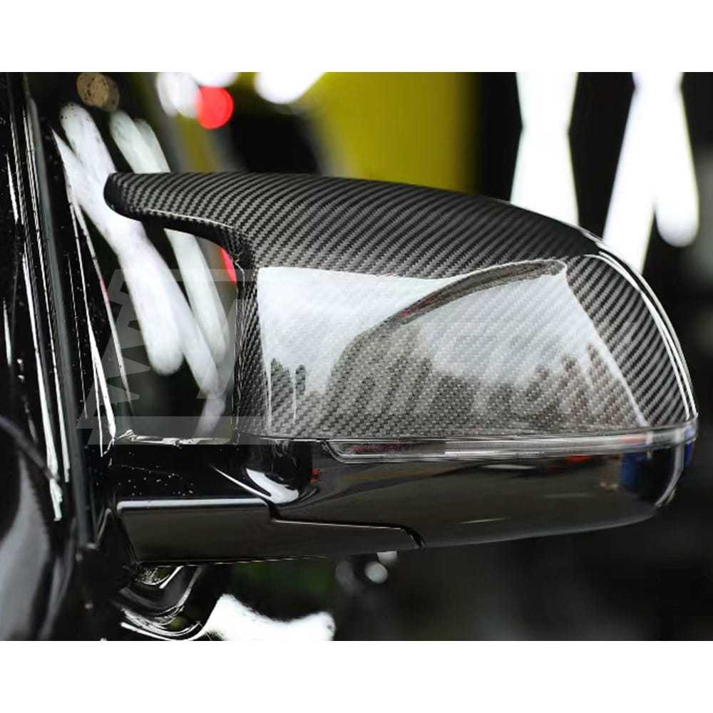 Dry Carbon Fiber Replacement Side Mirror Cover For BMW F96 X6M 2019-2023