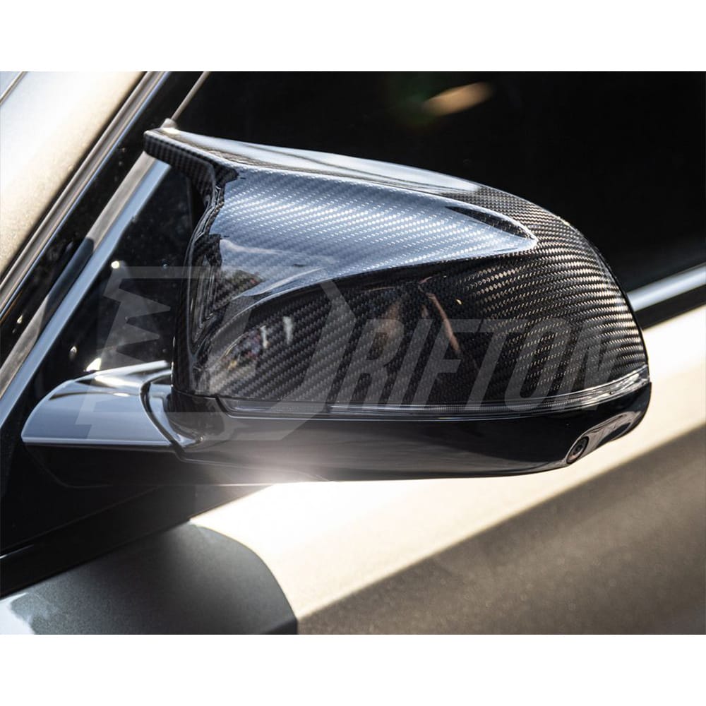 AN Style Carbon Fiber Replacement Side Mirror Cap For BMW X6 G06 2019-2023