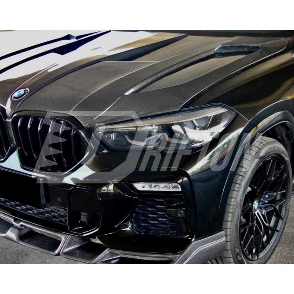 LD Style Carbon Fiber Hood For BMW X6 G06 2019-2023