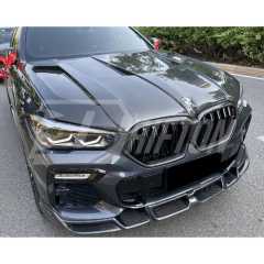 LD Style Carbon Fiber Front Grille For BMW X6 G06 2019-2023