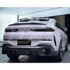 LD Style Carbon Fiber Roof Spoiler For BMW X6 G06 2019-2023