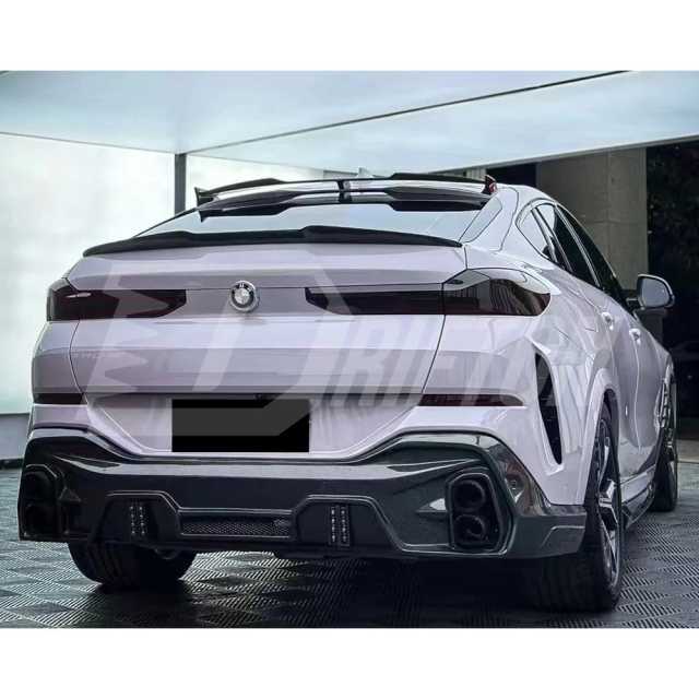 LD Style Carbon Fiber Roof Spoiler For BMW X6 G06 2019-2023