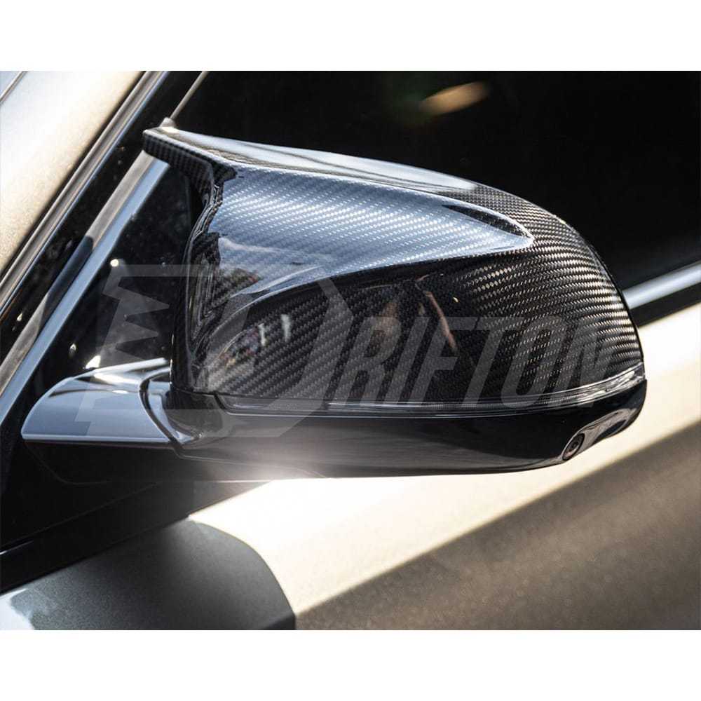 AN Style Carbon Fiber Replacement Side Mirror Cap For BMW X6 G06 2019-2023