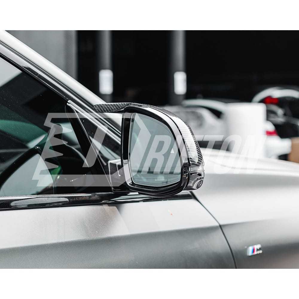 M Style Dry Carbon Fiber Replacement Side Mirror Cap For BMW X6 G06 2019-2023