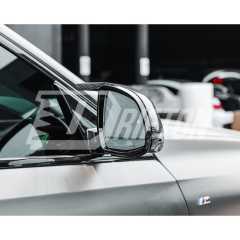 M Style Dry Carbon Fiber Replacement Side Mirror Cap For BMW X6 G06 2019-2023