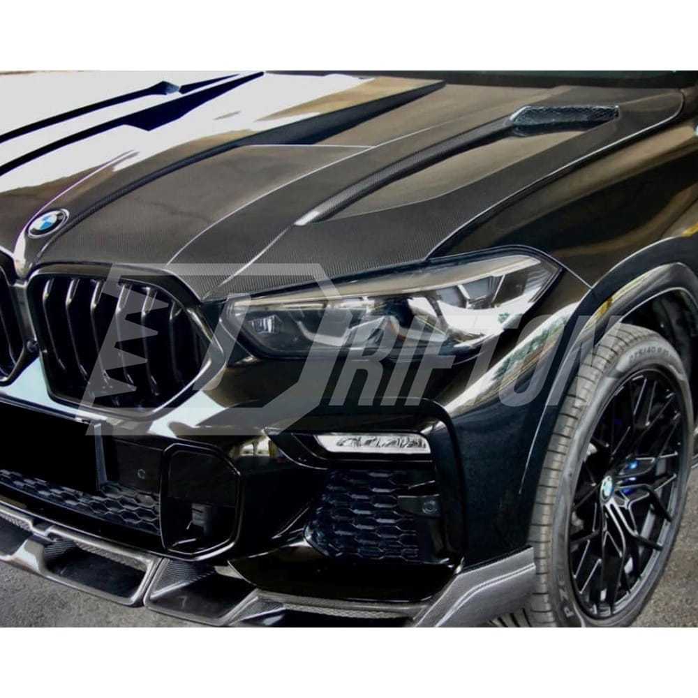 LD Style Carbon Fiber Hood For BMW X6 G06 2019-2023