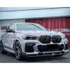 LD Style Carbon Fiber Front Lip For BMW X6 G06 2019-2023