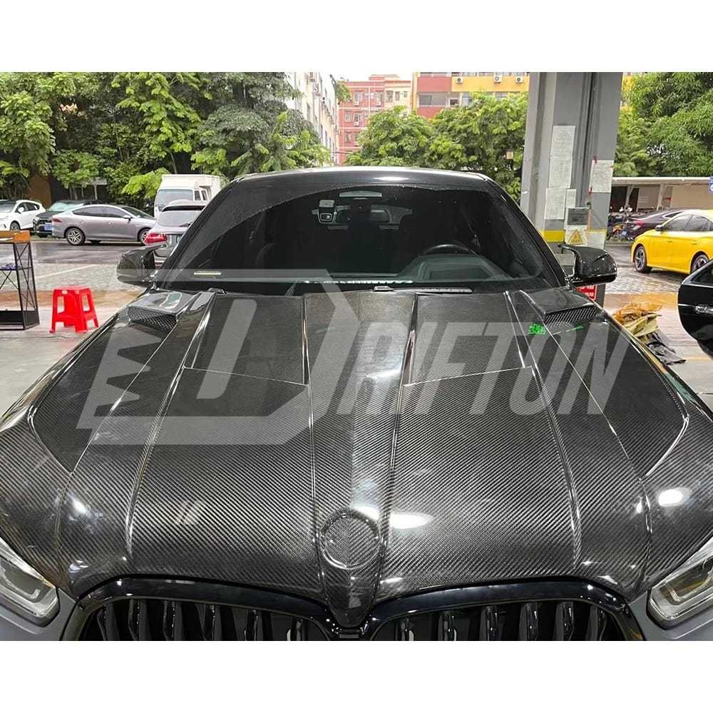 LD Style Carbon Fiber Hood For BMW X6 G06 2019-2023