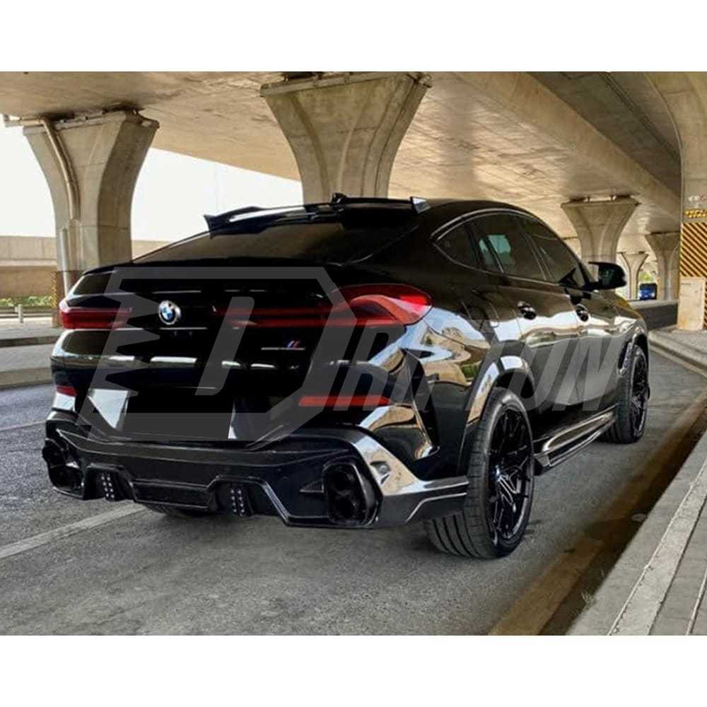 LD Style Carbon Fiber Roof Spoiler For BMW X6 G06 2019-2023