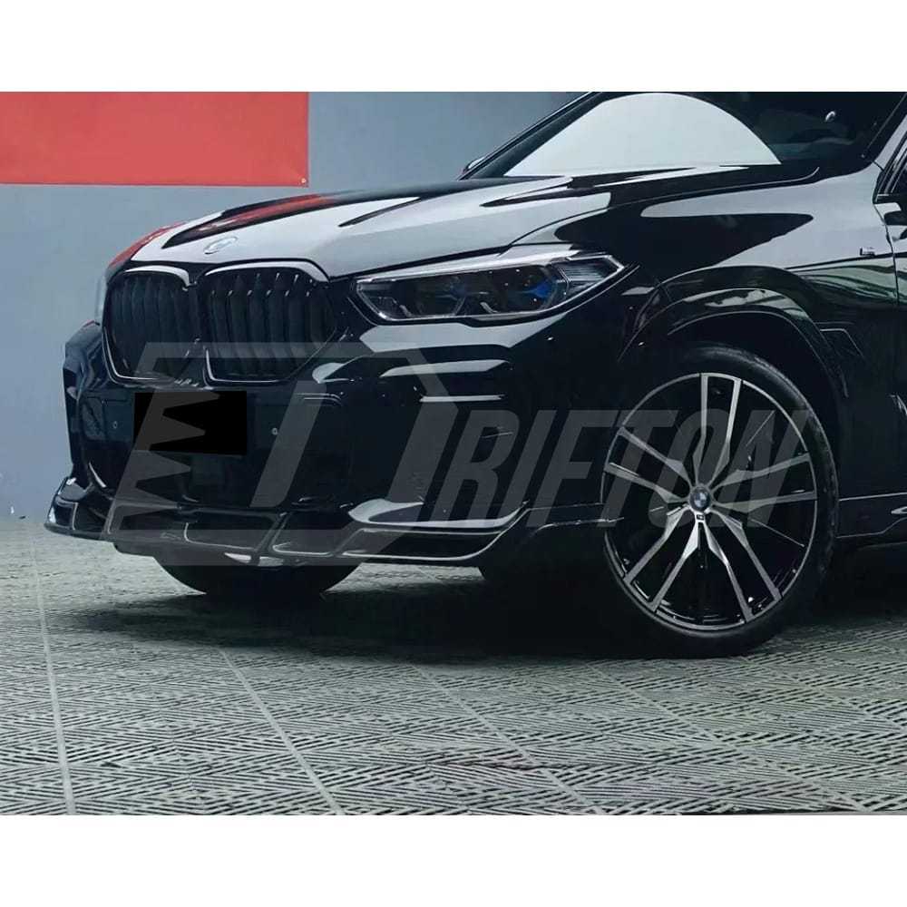 LD Style Carbon Fiber Front Lip For BMW X6 G06 2019-2023