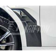 LD Style Carbon Fiber Fender Vent Cover Trim For BMW X6 G06 2019-2023