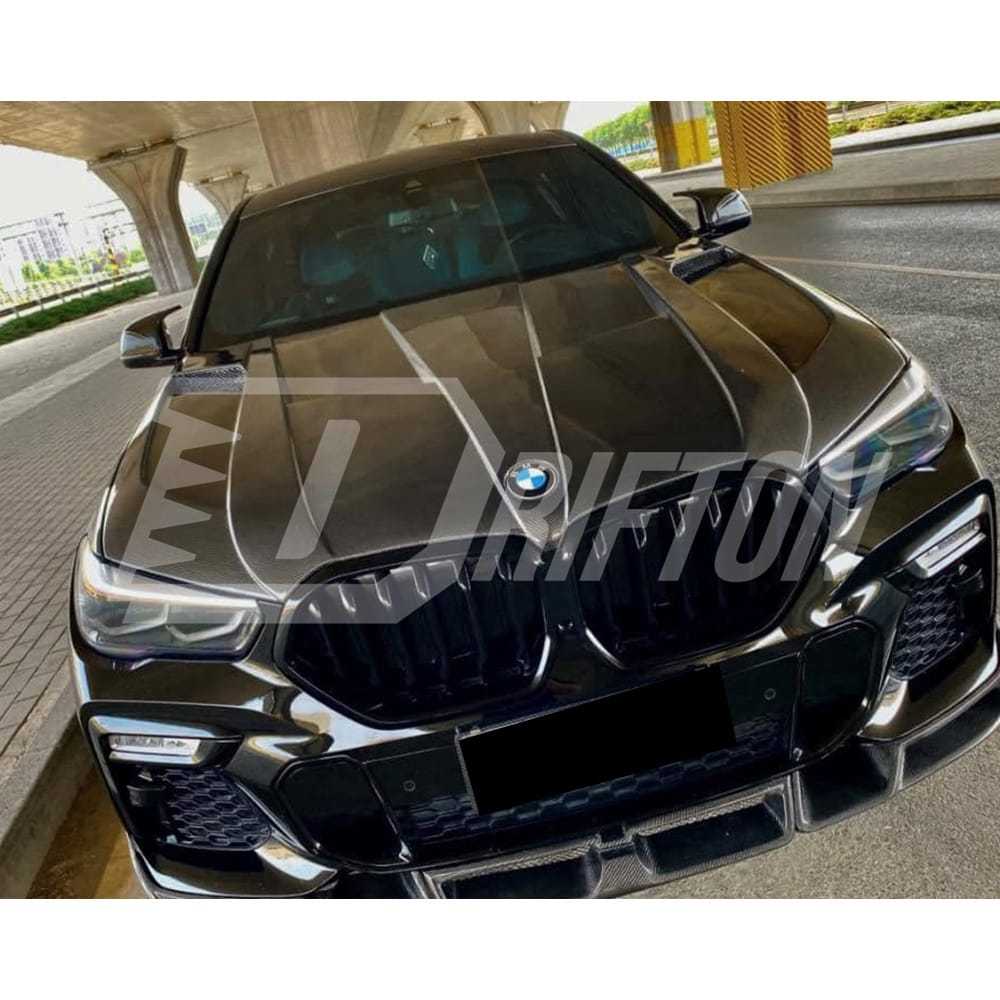 LD Style Carbon Fiber Hood For BMW X6 G06 2019-2023