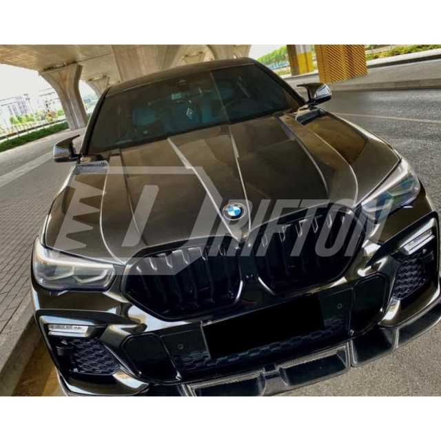 LD Style Carbon Fiber Hood For BMW X6 G06 2019-2023