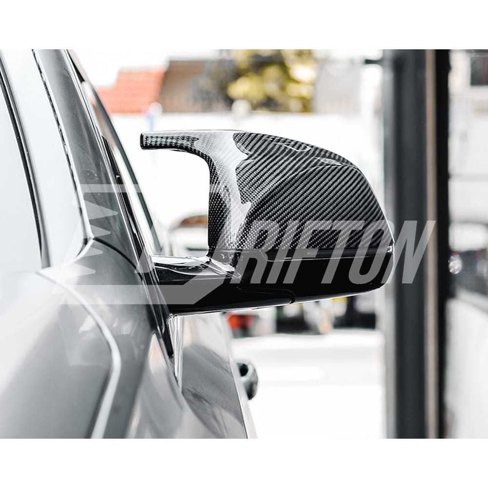 M Style Dry Carbon Fiber Replacement Side Mirror Cap For BMW X6 G06 2019-2023