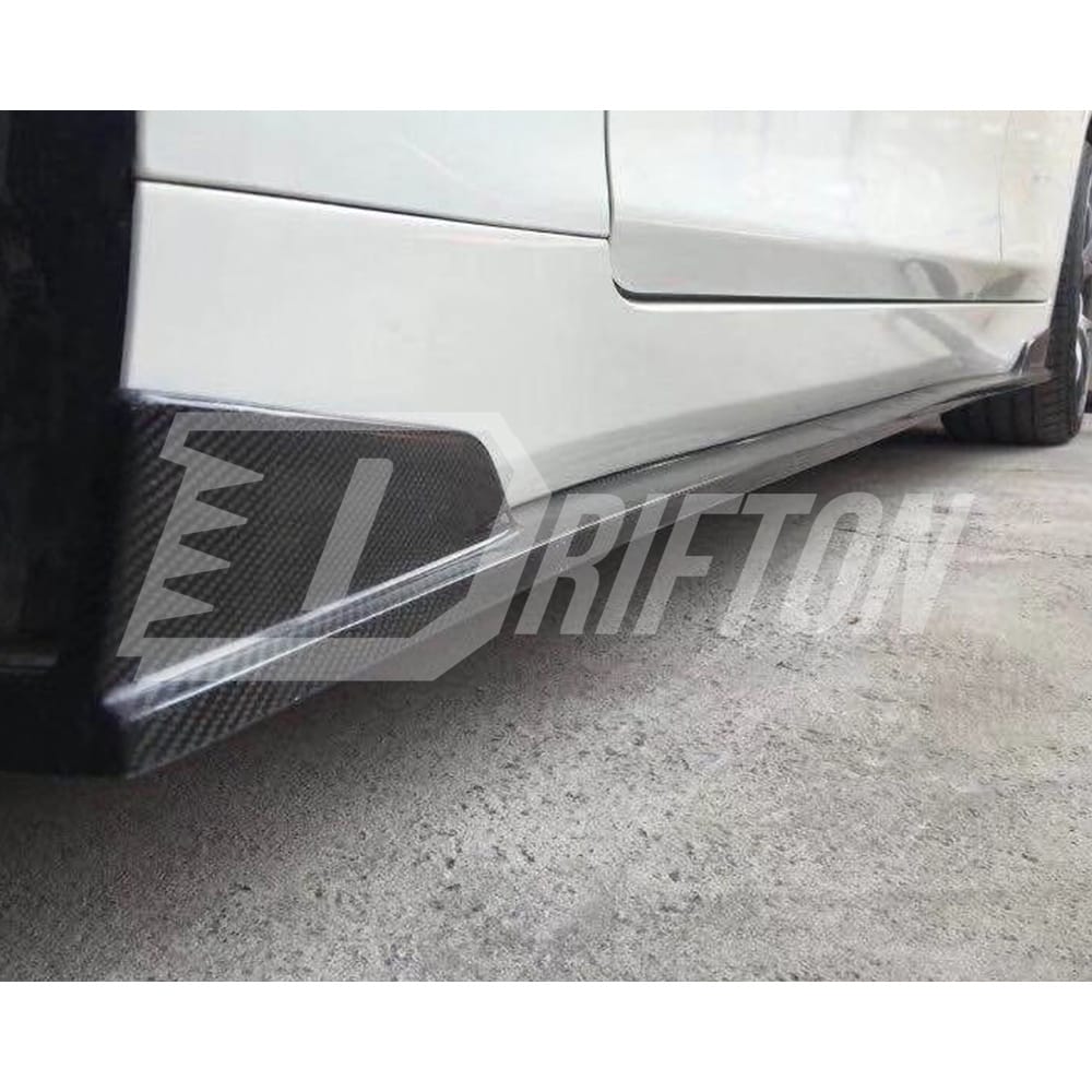 Carbon Fiber Side Skirt For INFINITI Q50L 2013-2024