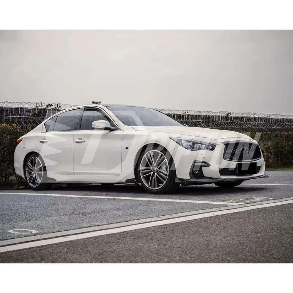 Carbon Fiber Side Skirt For INFINITI Q50L 2013-2024