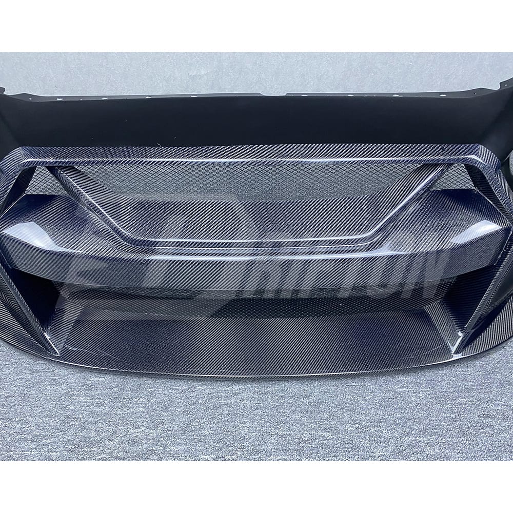 LB Style Partial Carbon Fiber Front Bumper For INFINITI Q50 2013-2017