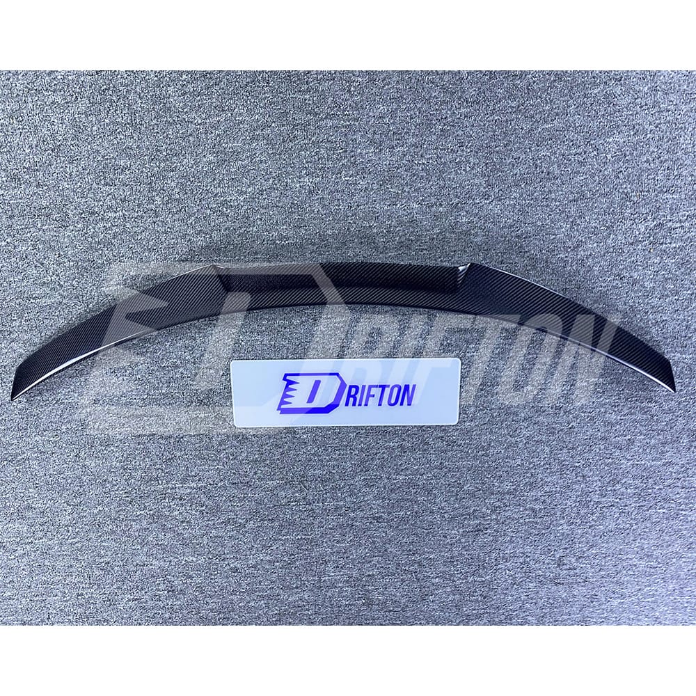 M4 Style Carbon Fiber Rear Spoiler Trunk Wing For INFINITI Q50 2013-2024