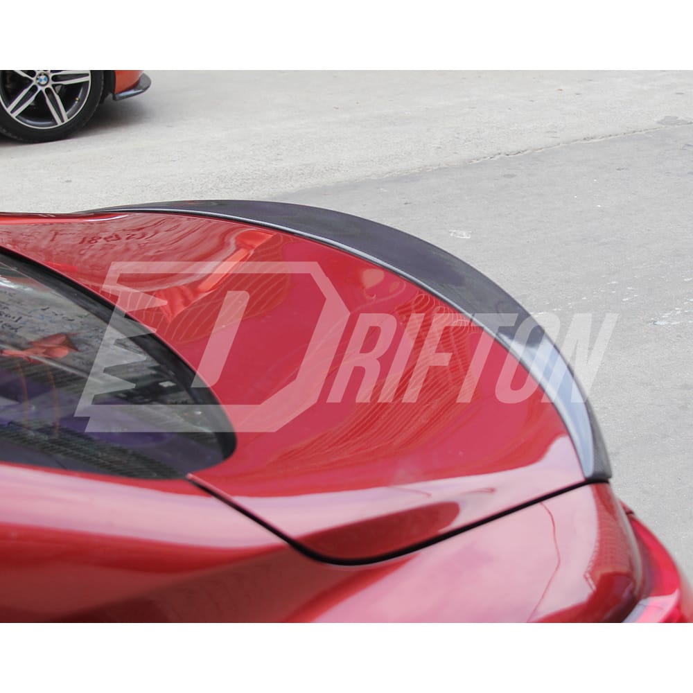 US Style Carbon Fiber Rear Spoiler Trunk Wing For INFINITI Q50 2013-2024