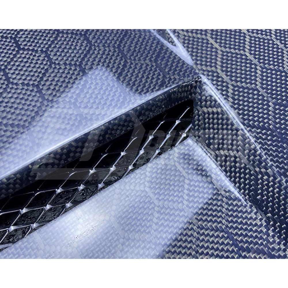 Vents Style Honeycomb Carbon Fiber Engine Hood For Infiniti Q50 2013-2024