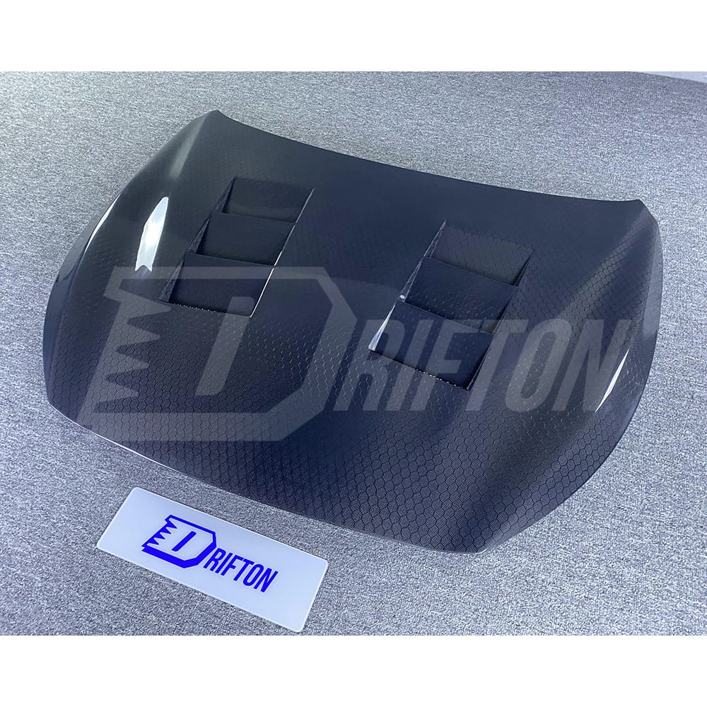 Vents Style Honeycomb Carbon Fiber Engine Hood For Infiniti Q50 2013-2024