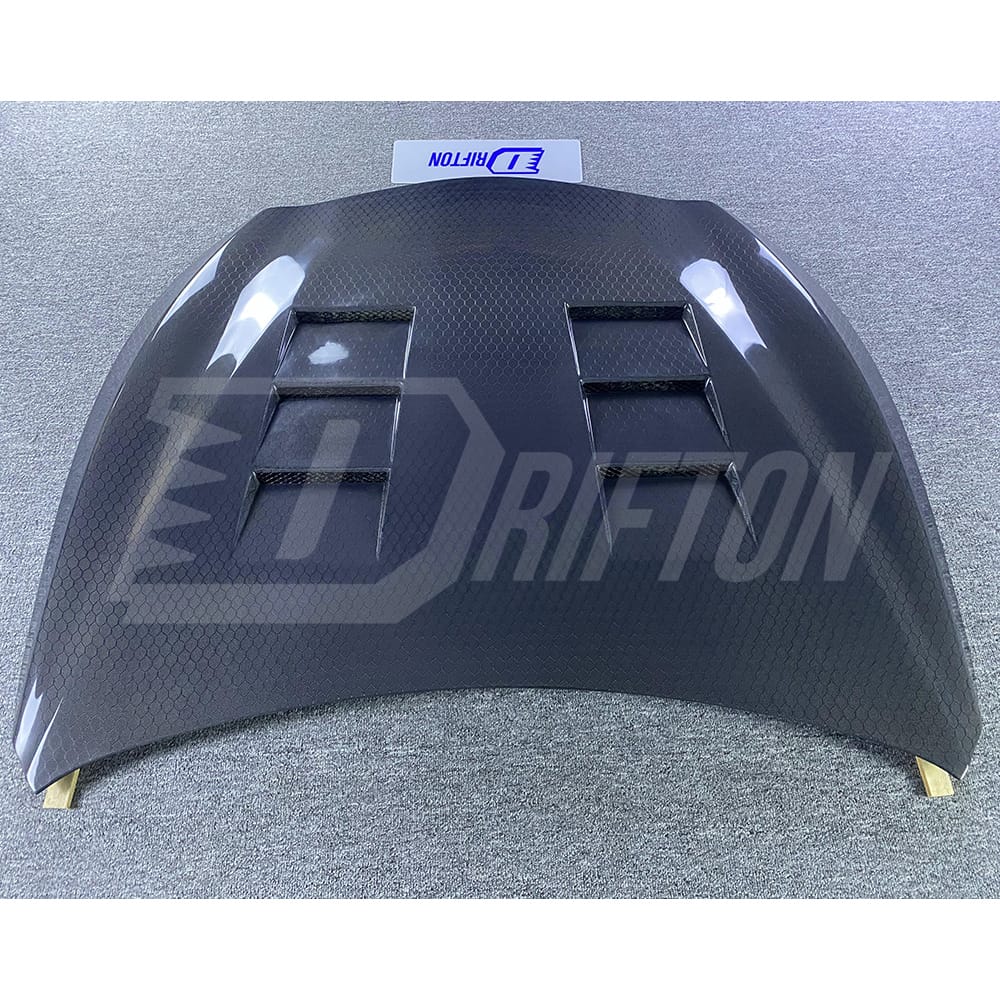 Vents Style Honeycomb Carbon Fiber Engine Hood For Infiniti Q50 2013-2024