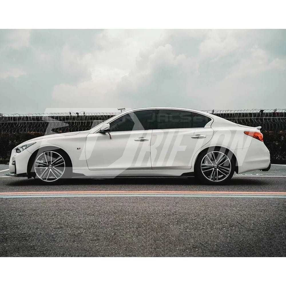 Carbon Fiber Side Skirt For INFINITI Q50 2013-2024