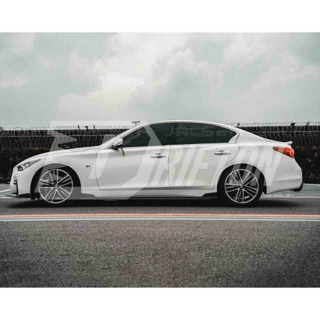 Carbon Fiber Side Skirt For INFINITI Q50 2013-2024