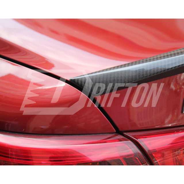 US Style Carbon Fiber Rear Spoiler Trunk Wing For INFINITI Q50 2013-2024