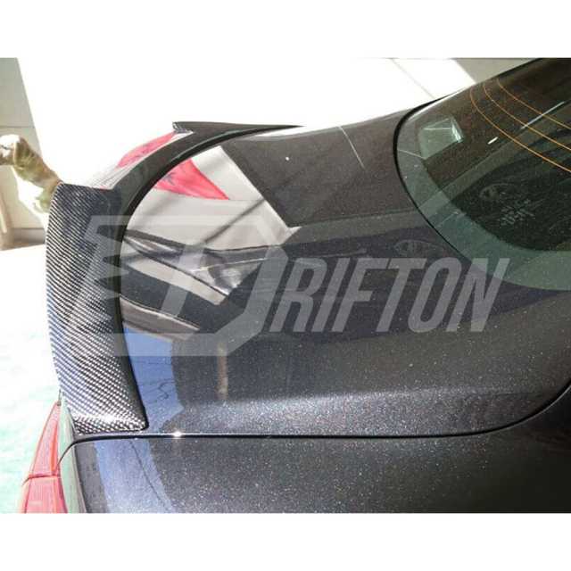 M4 Style Carbon Fiber Rear Spoiler Trunk Wing For INFINITI Q50 2013-2024