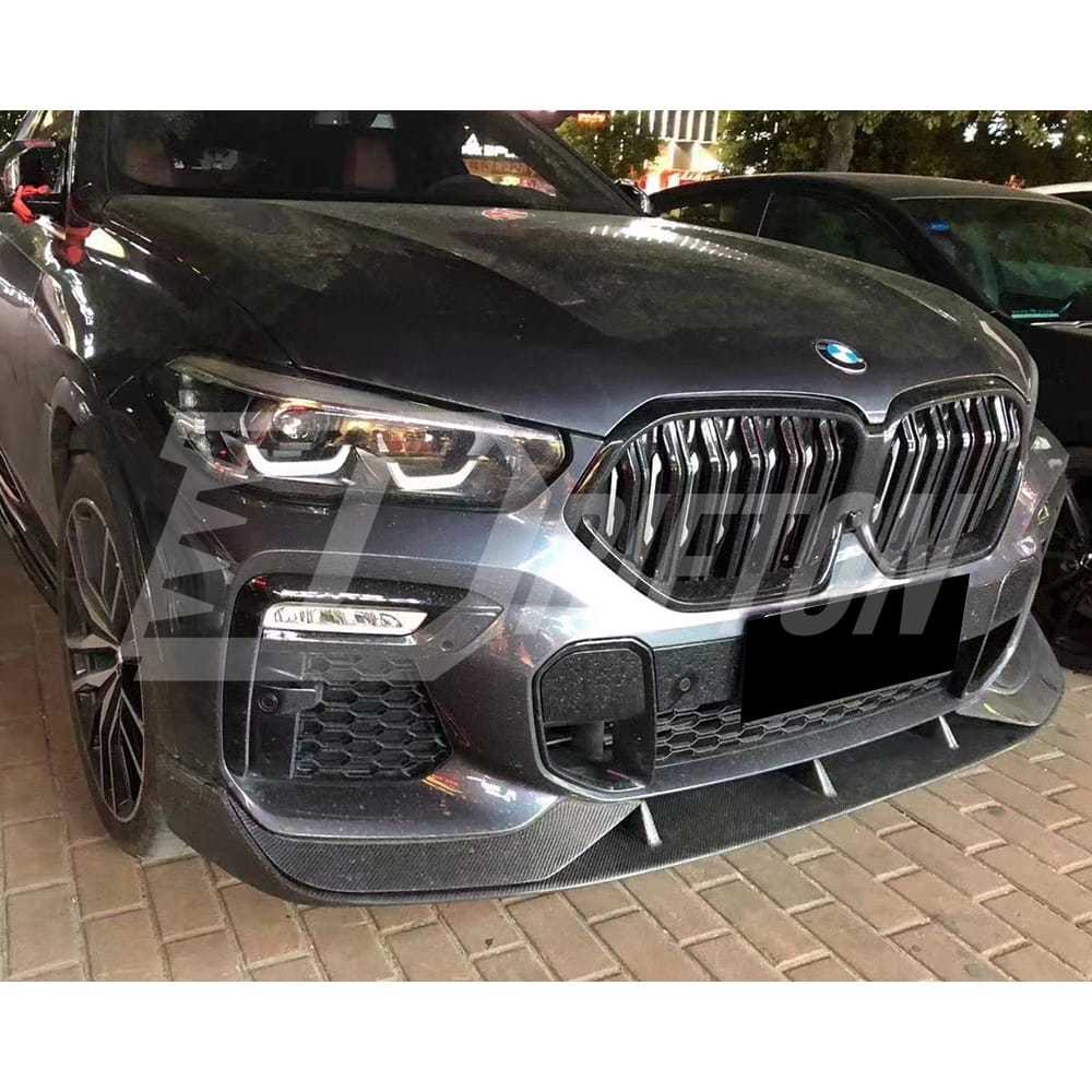 AC Style Carbon Fiber Front Lip For BMW X6 G06 2019-2023