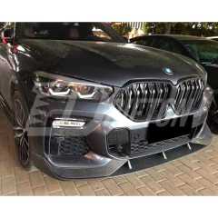 AC Style Carbon Fiber Front Lip For BMW X6 G06 2019-2023