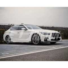 Carbon Fiber Side Skirt For INFINITI Q50 2013-2024