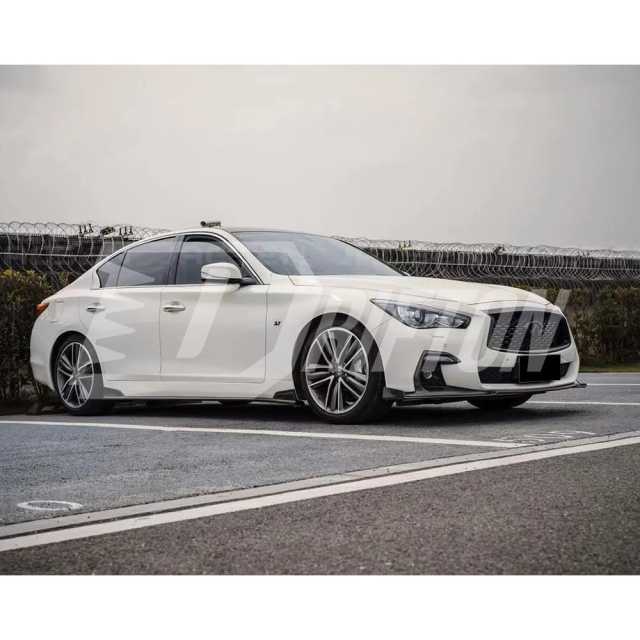Carbon Fiber Side Skirt For INFINITI Q50 2013-2024