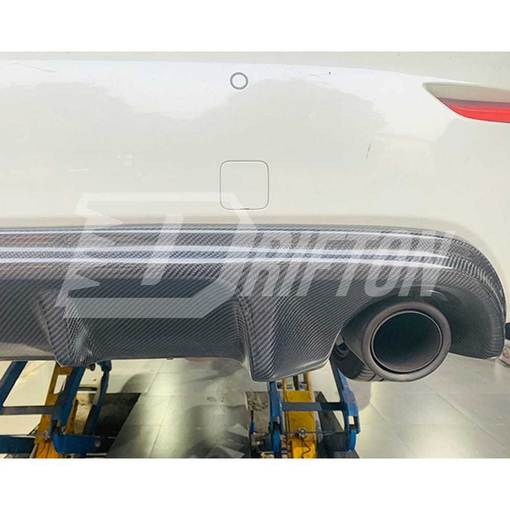 Access Evolution Style Rear Carbon Fiber Diffuser For INFINITI Q50 2013-2017