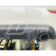 Access Evolution Style Rear Carbon Fiber Diffuser For INFINITI Q50 2013-2017