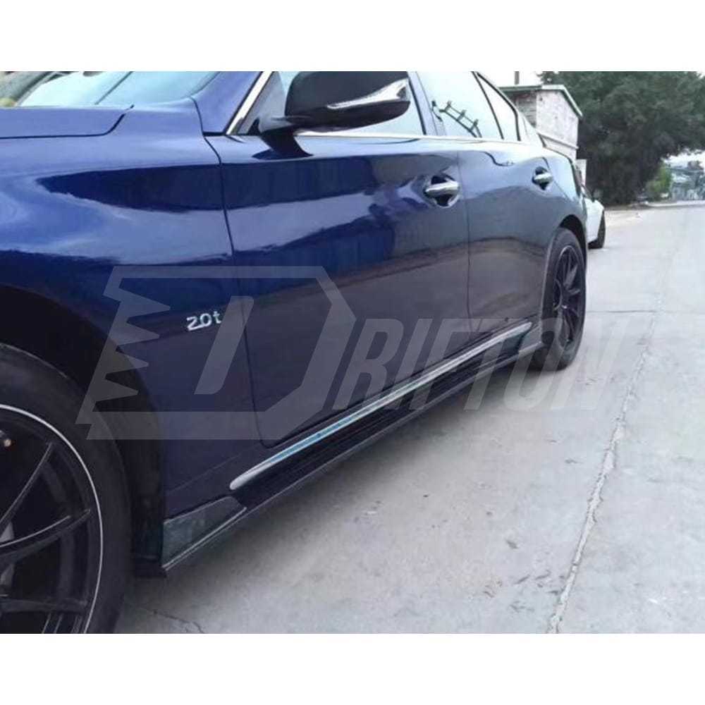 Carbon Fiber Side Skirt For INFINITI Q50 2013-2024