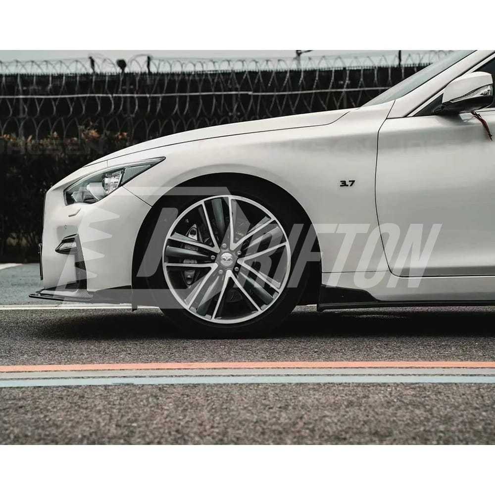 Carbon Fiber Side Skirt For INFINITI Q50 2013-2024