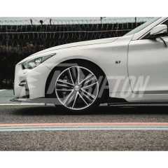 Carbon Fiber Side Skirt For INFINITI Q50 2013-2024