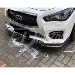 A Style Carbon Fiber Front Lip For INFINITI Q50 2018-2024